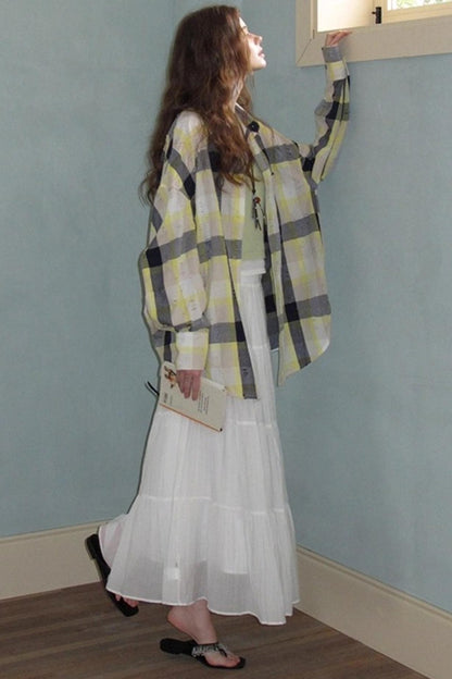 Neoclassical Ripped Check Shirt