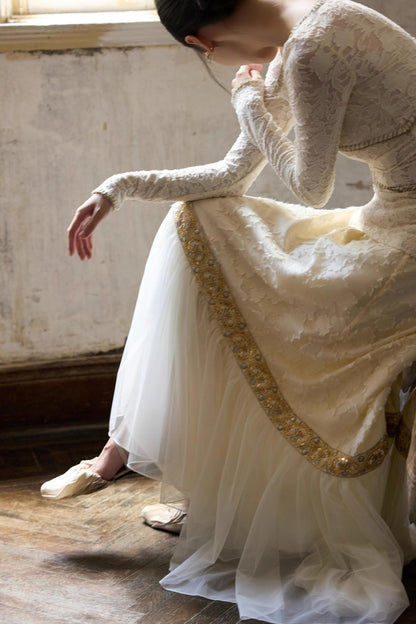 Cut Flower Mesh Skirt