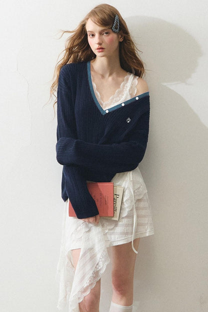 French Mint Sweater Touch Sundress Set-Up