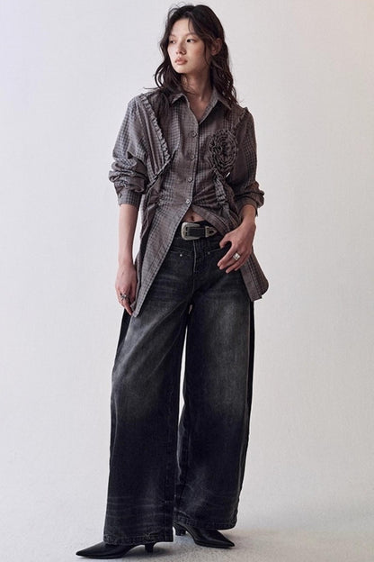 Straight Leg Gradient Scimitar Jeans