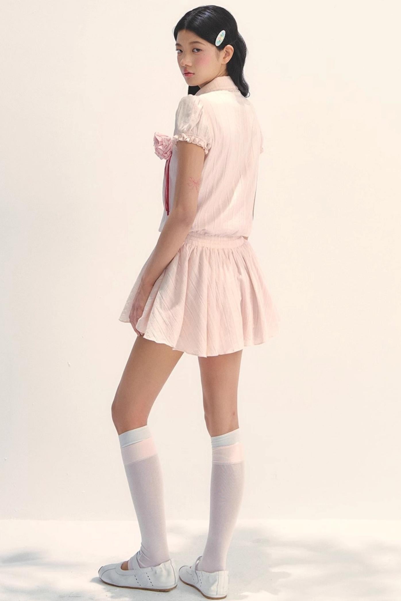 Vintage Pink Summer Dress