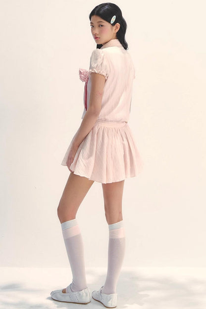 Vintage Pink Summer Dress