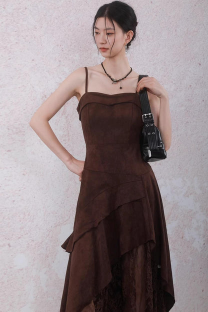 Layered Lace Paneled Sundress