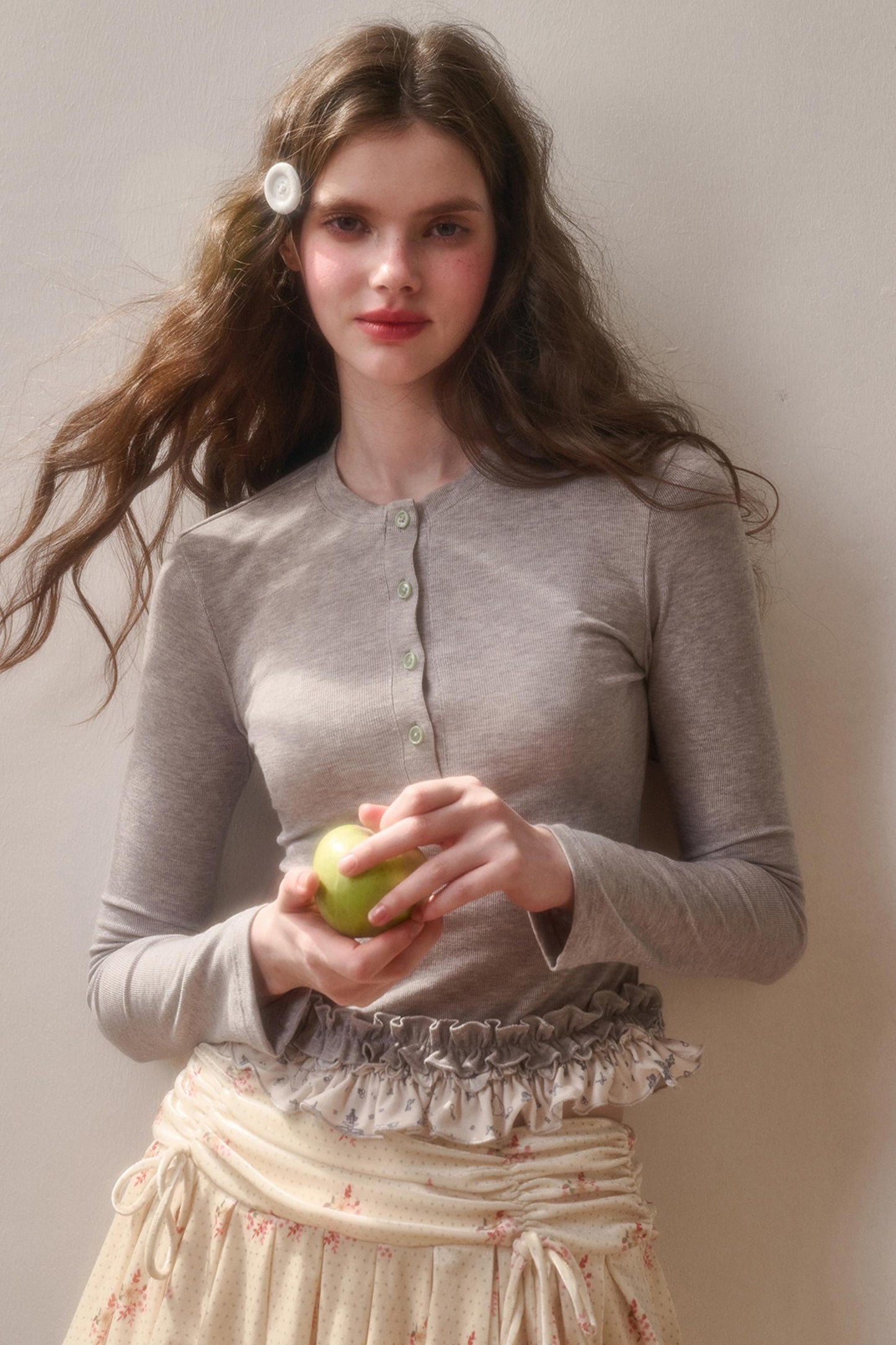 Milky Way Cotton Lace Top