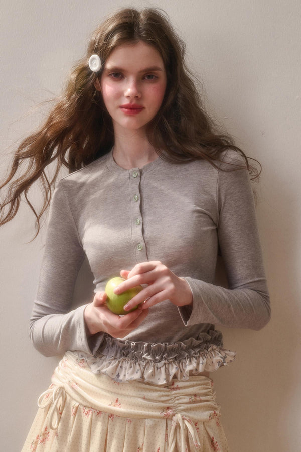 Milky Way Cotton Lace Top