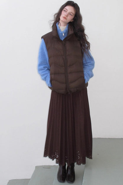 Rin's Poem Pleated Skirt