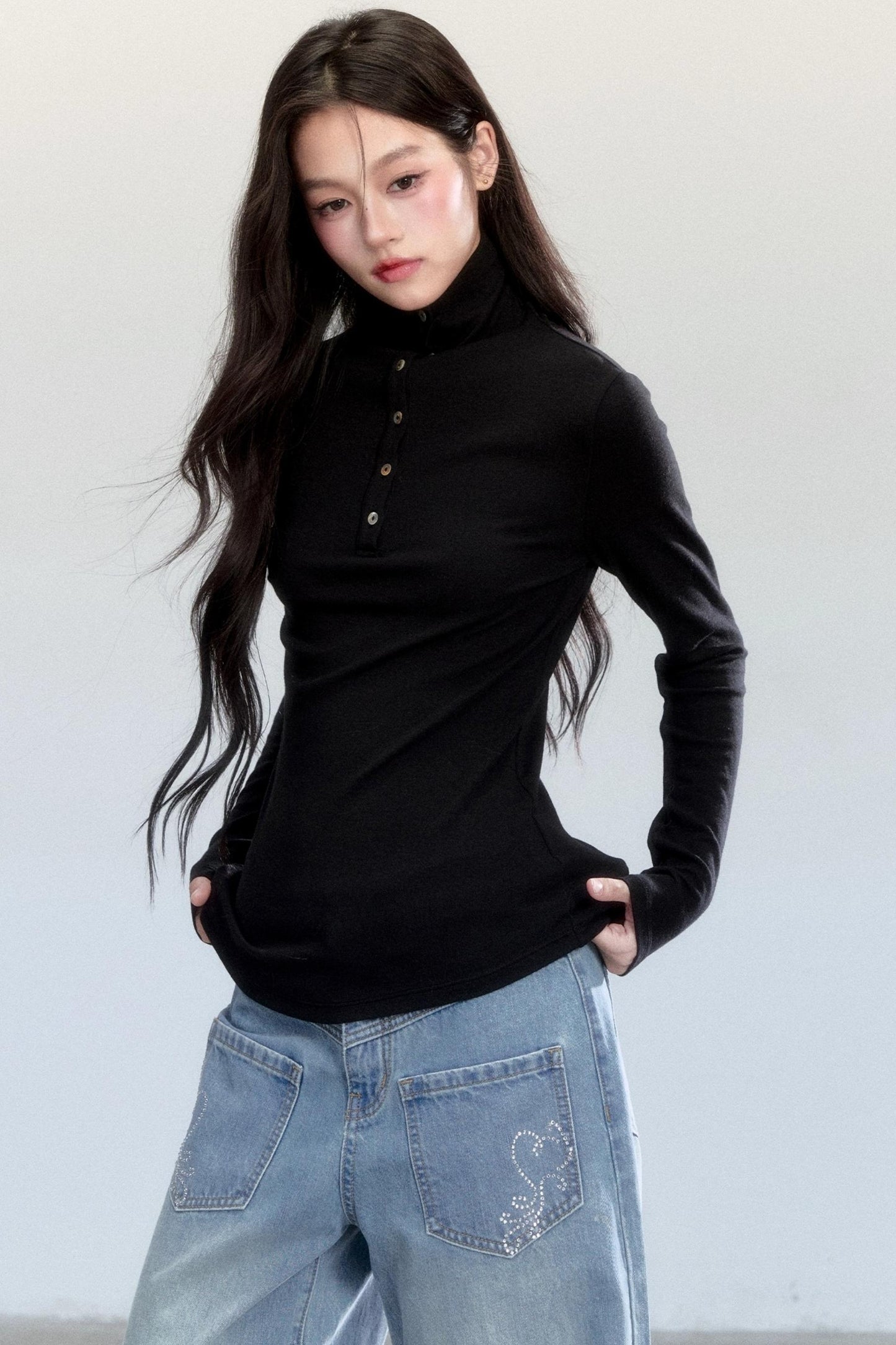 Fragile Slim Long Sleeve T-Shirt