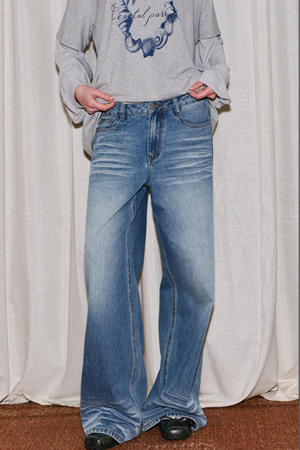 Vintage Layered Jeans