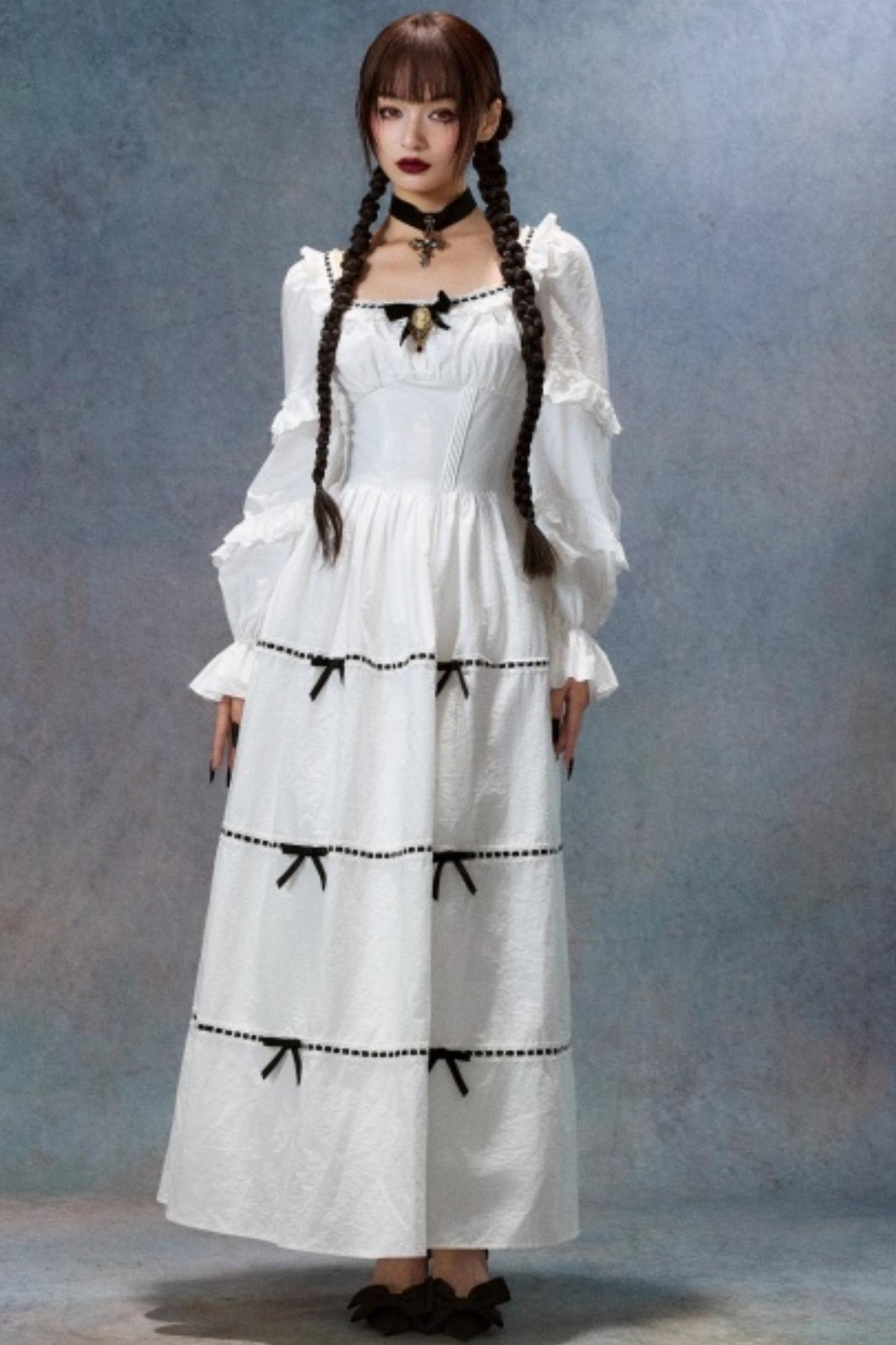 Lace Ghost Ode Dress Set-Up