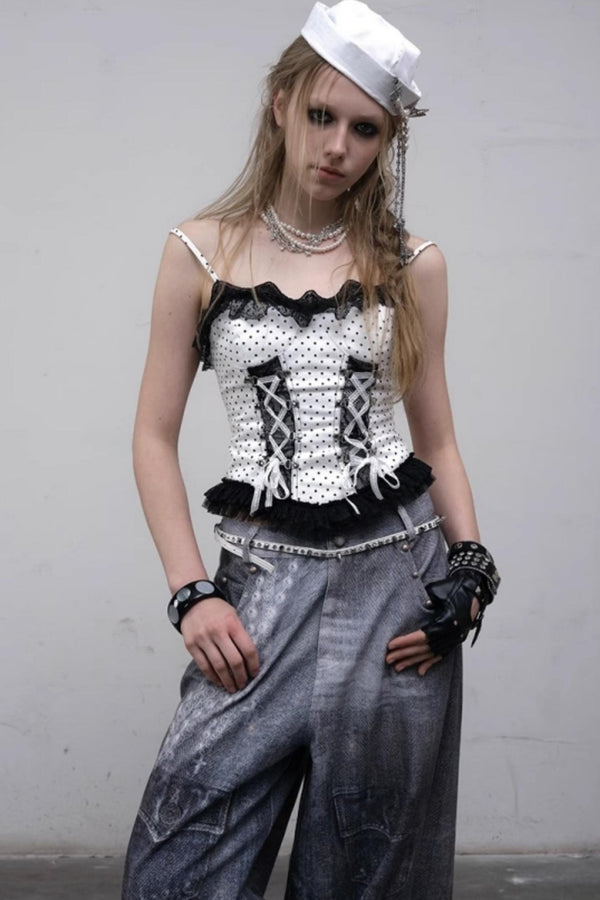 Gothic Lace Mini Top