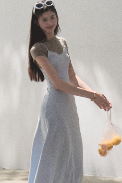 Chic Waist-Cinching Camisole Dress