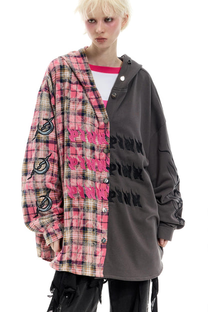 Y3K Plaid Hoodie
