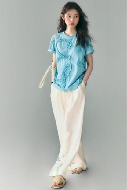 Morning Dew Tulip Tencel Linen Strappy Set-Up