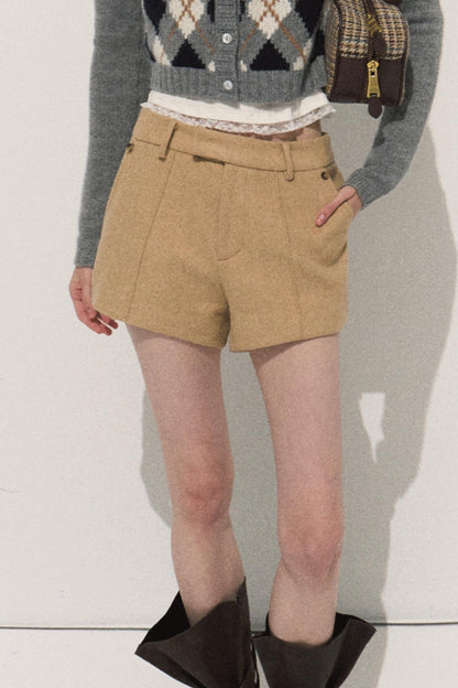 Night Pine Wool Shorts