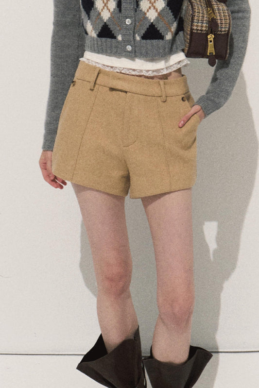 Night Pine Wool Shorts