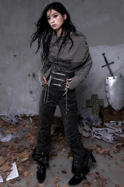 Vintage Knight Leather Waist Seal