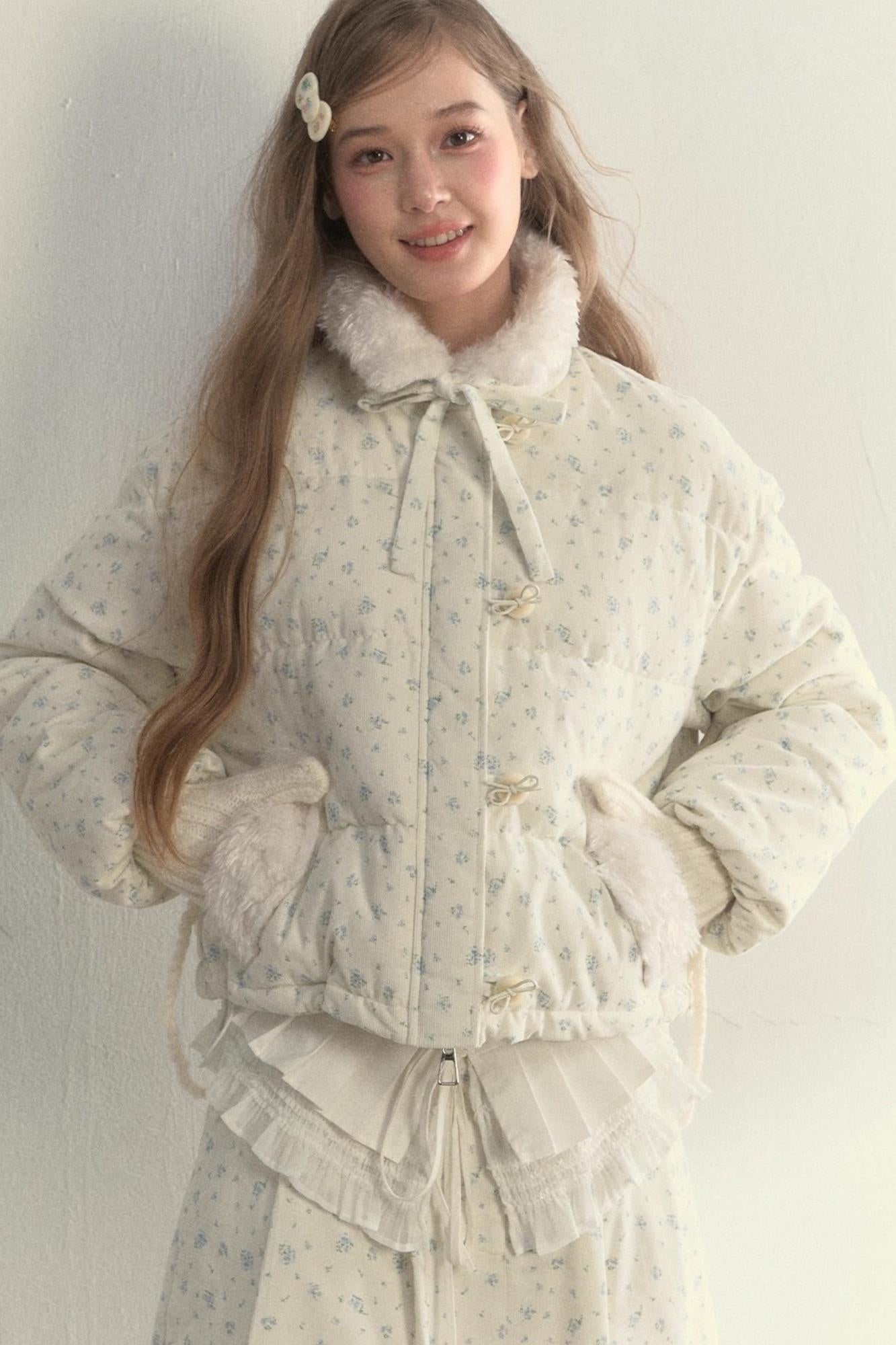 Whisper of Frostbite Corduroy Jacket Set-Up