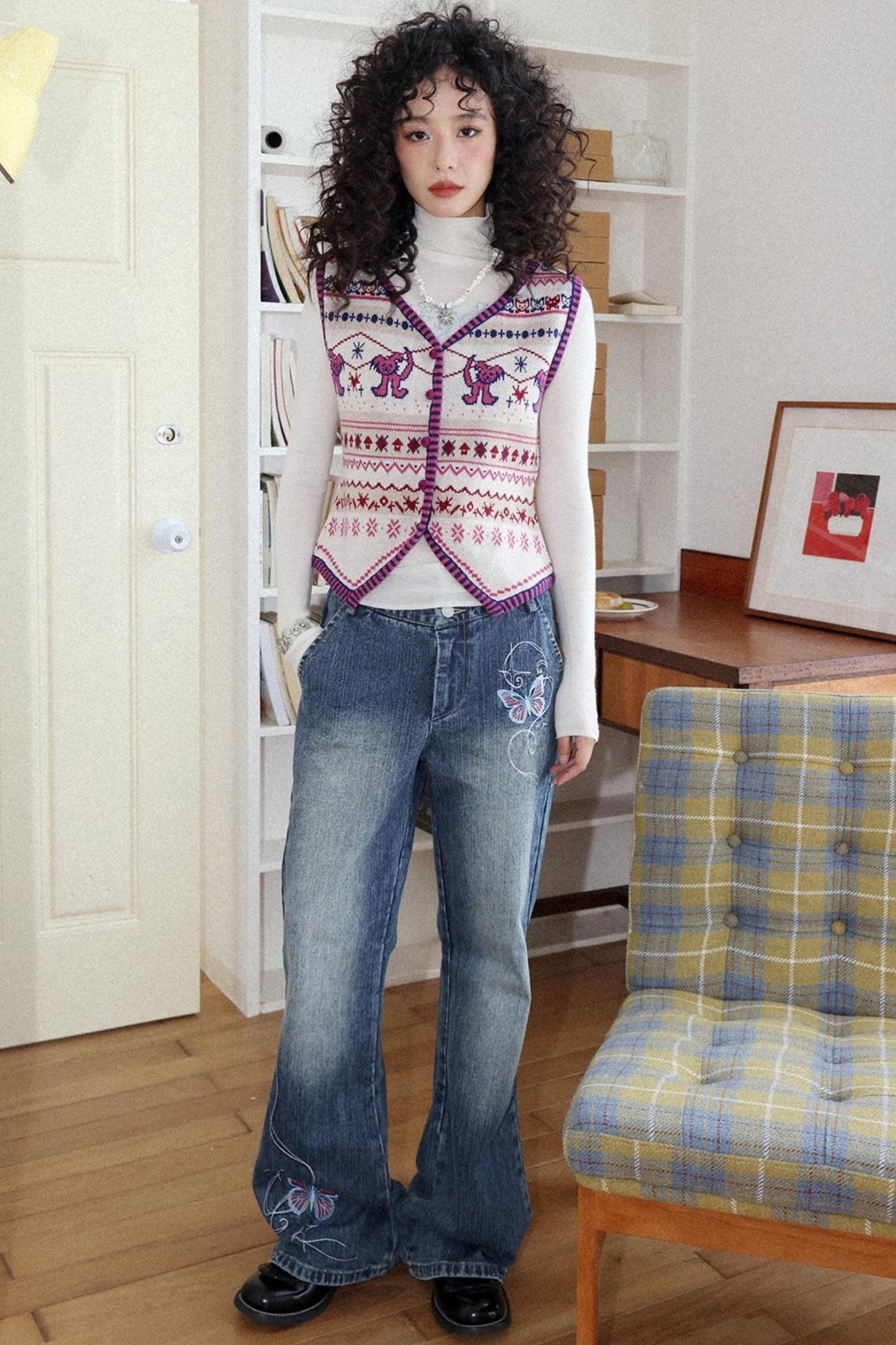 Dream Butterfly Bootcut Jeans