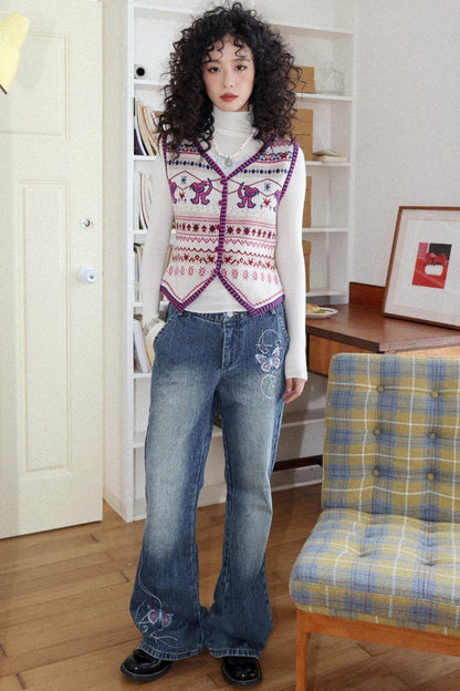 Dream Butterfly Bootcut Jeans