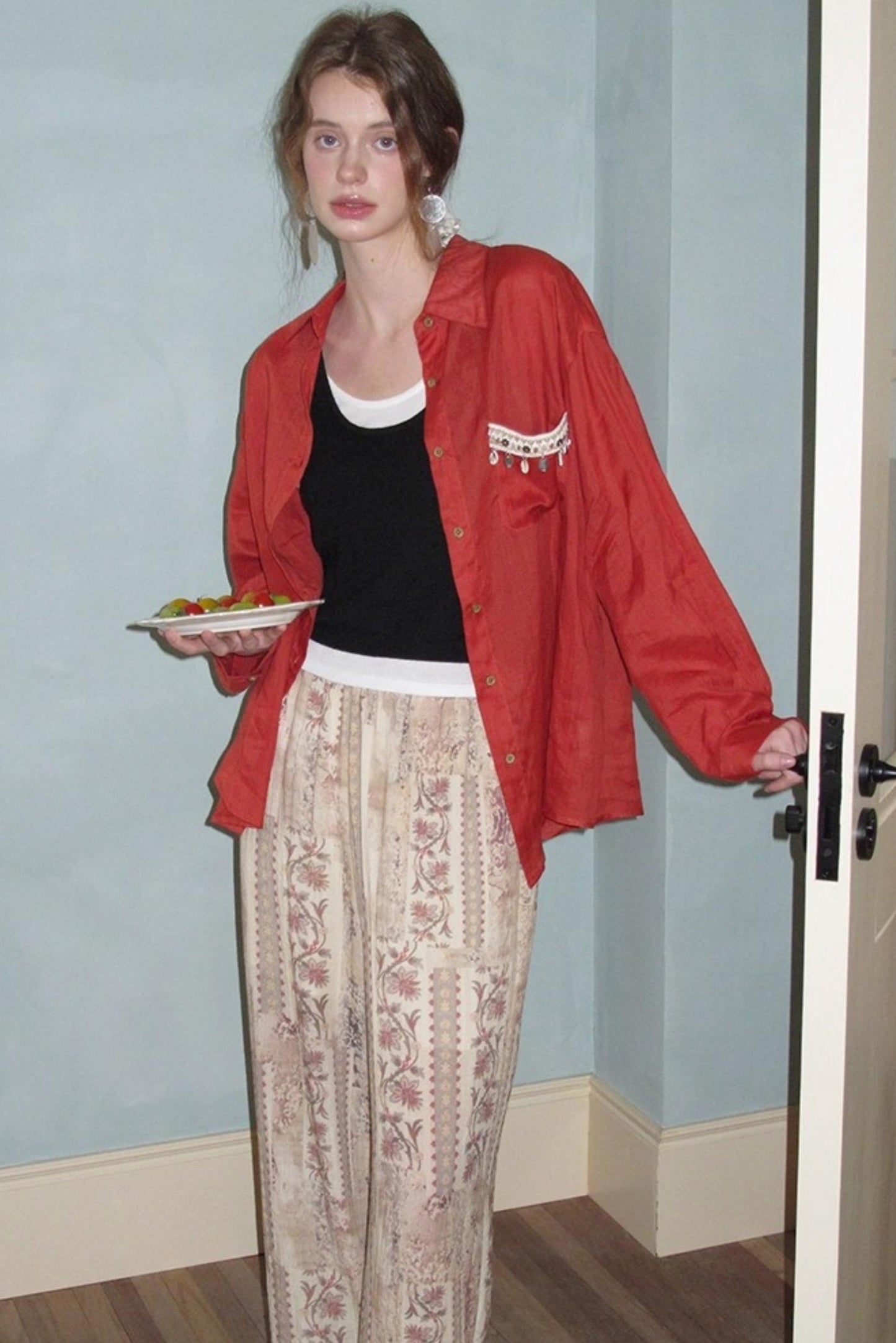 Neoclassical Vintage Lace Pants