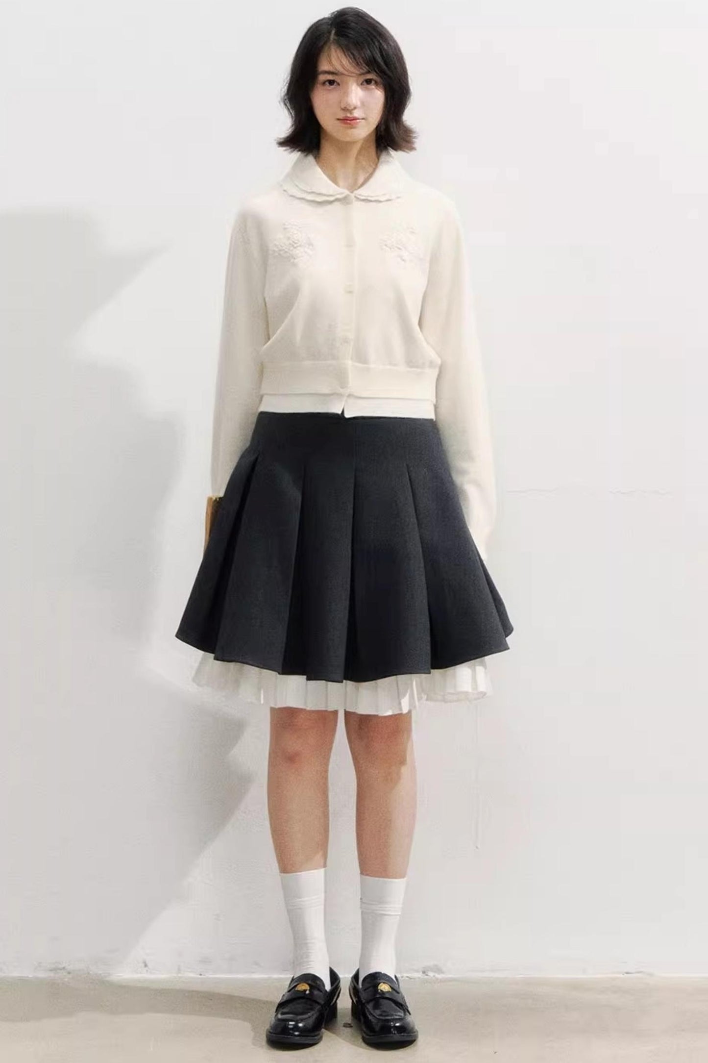 Sunset Rose Crochet Sweater