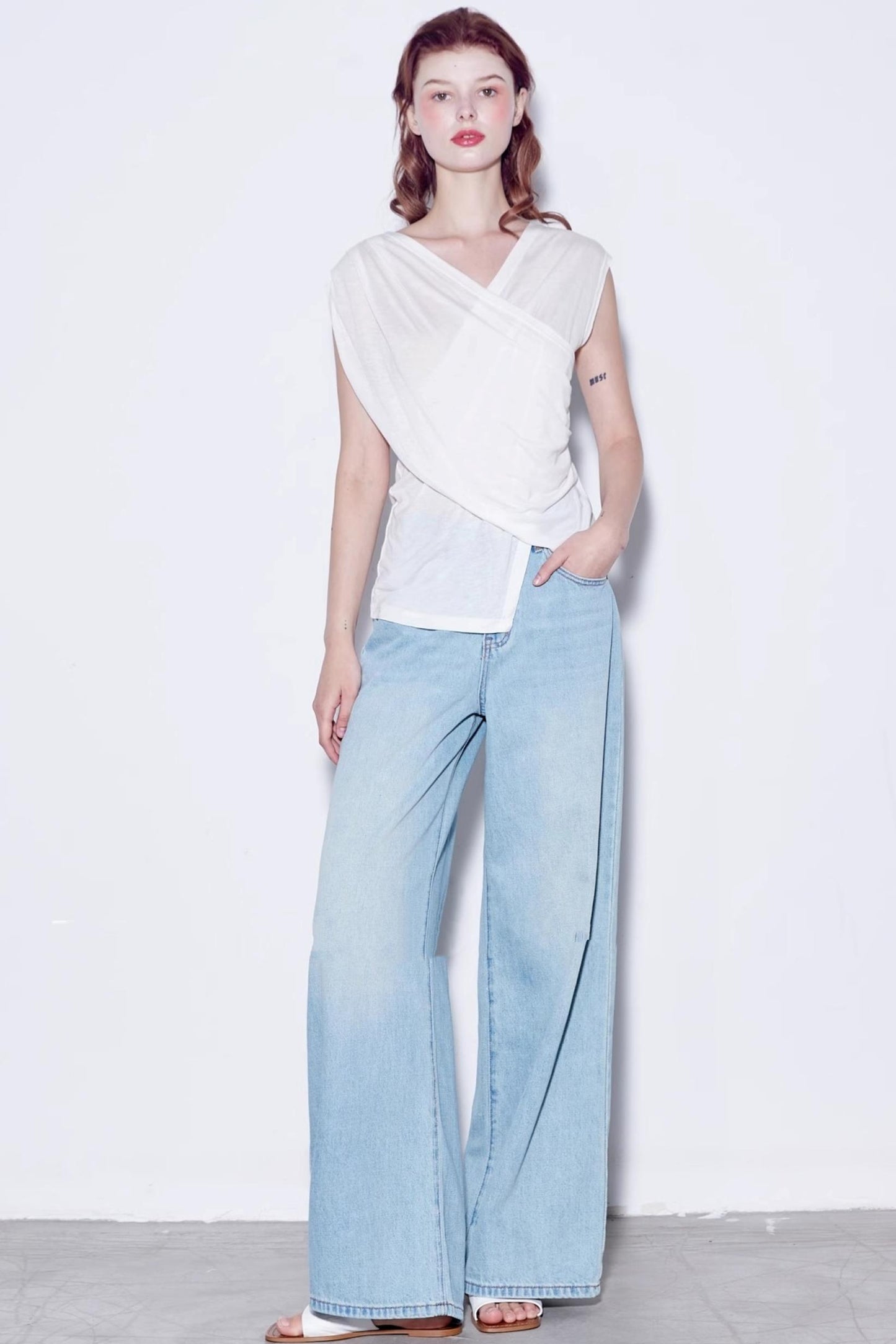 Vintage Soft Cotton Long Leg Jeans