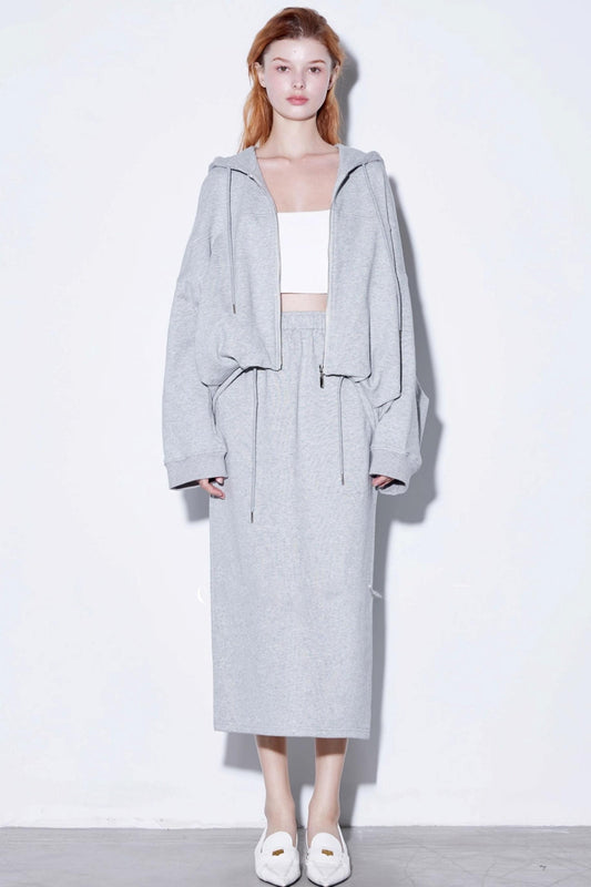 Comfort Cloud Cotton Hooded Sweatshirt Set-Up