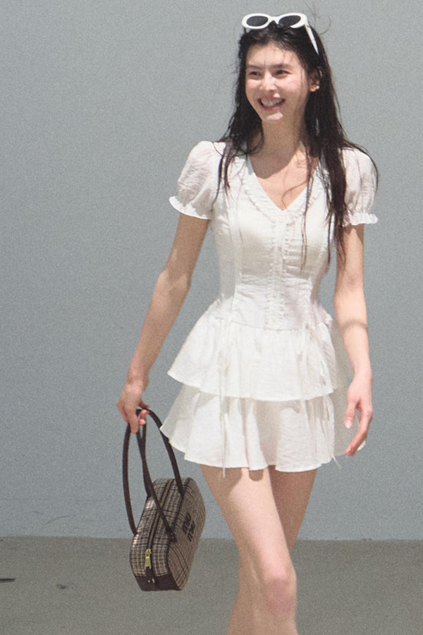 Blue Hour V-neck Dress