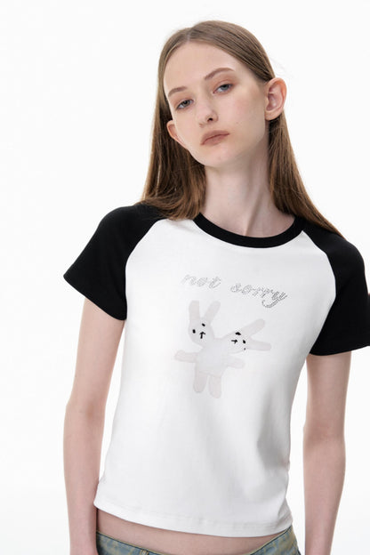 Bunny Rhinestone Tee
