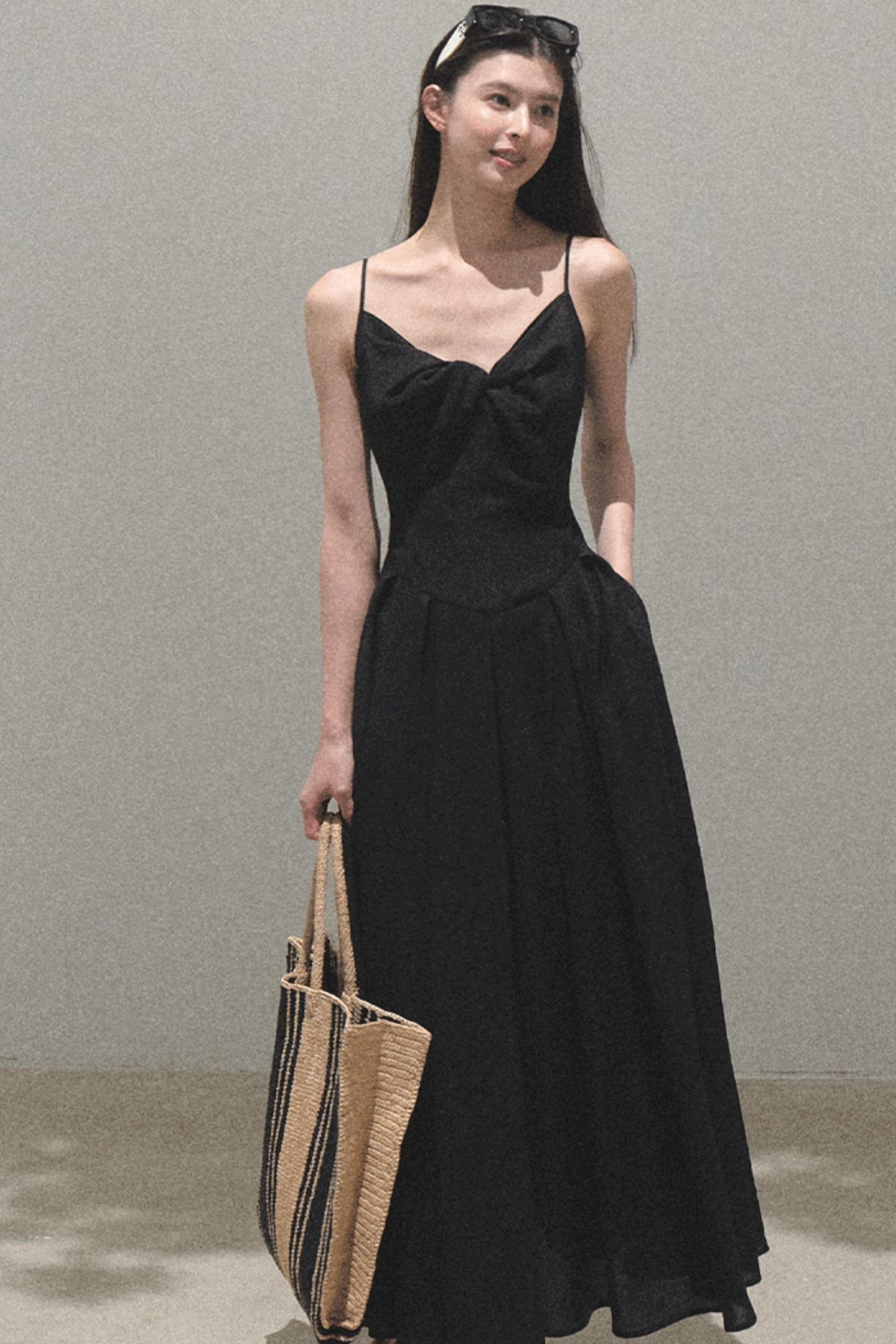 Vintage Ice Linen Camisole Dress