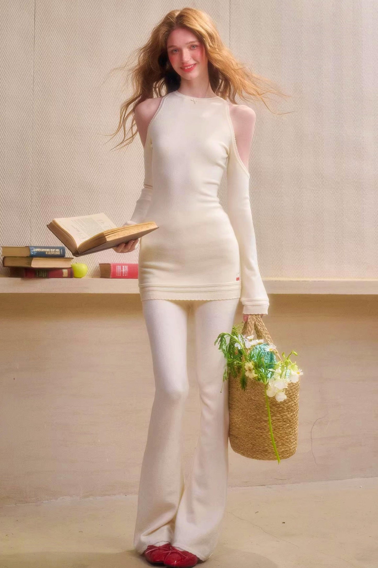 Baby Skin Crochet Knit Dress