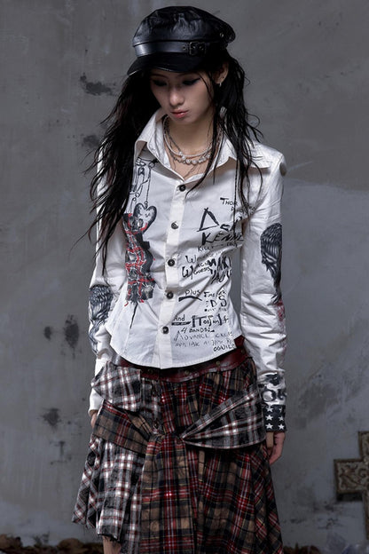 Vintage Rebel Slim Fit Long Sleeve Shirt