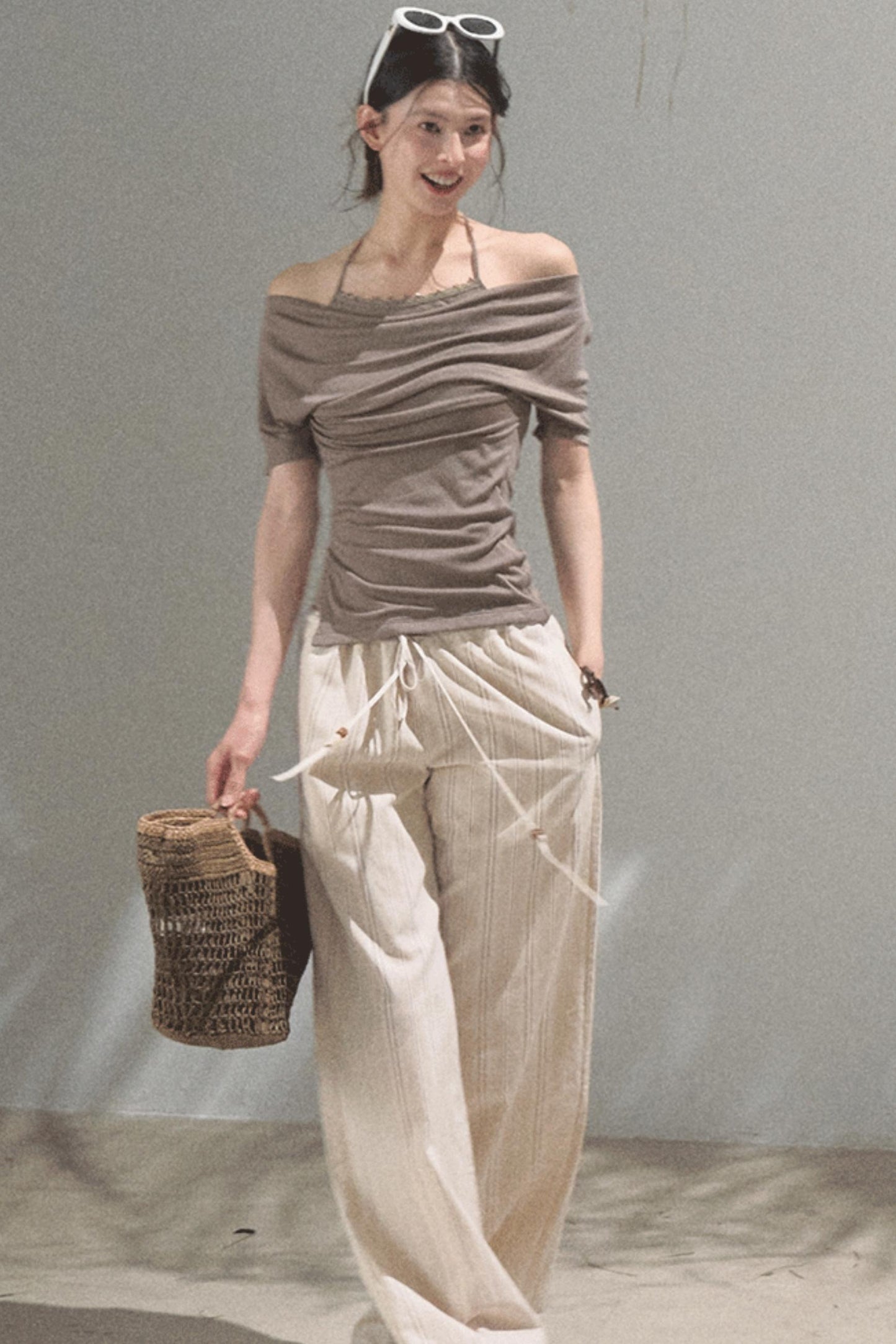 Amber Striped Pants Set-Up