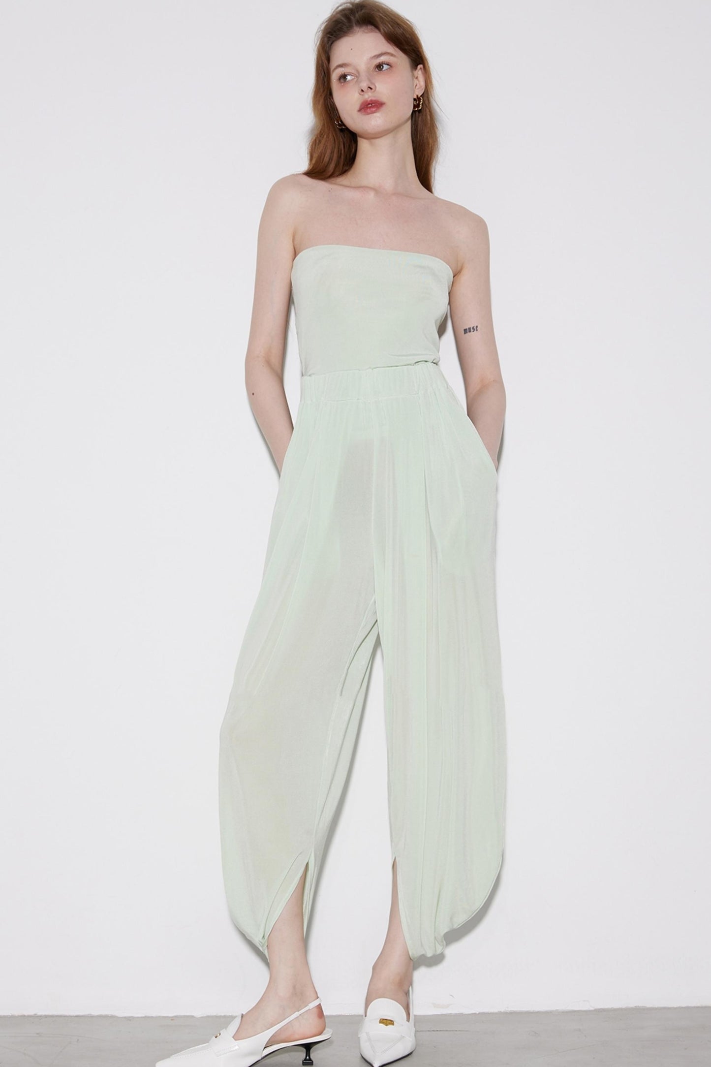 Color-Block Knits Pants