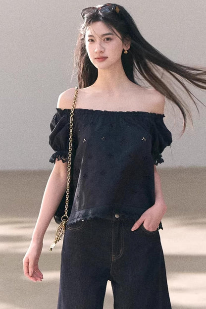 Pure Cotton Embroidered Doll Blouse
