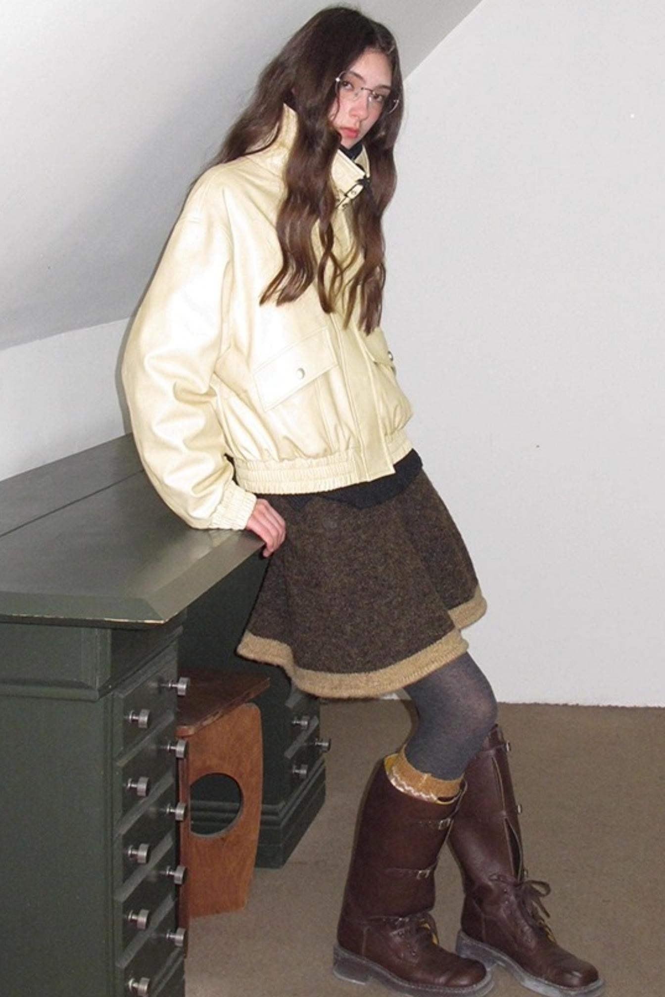 Vintage Wool Fair Isle Sweater Set-Up