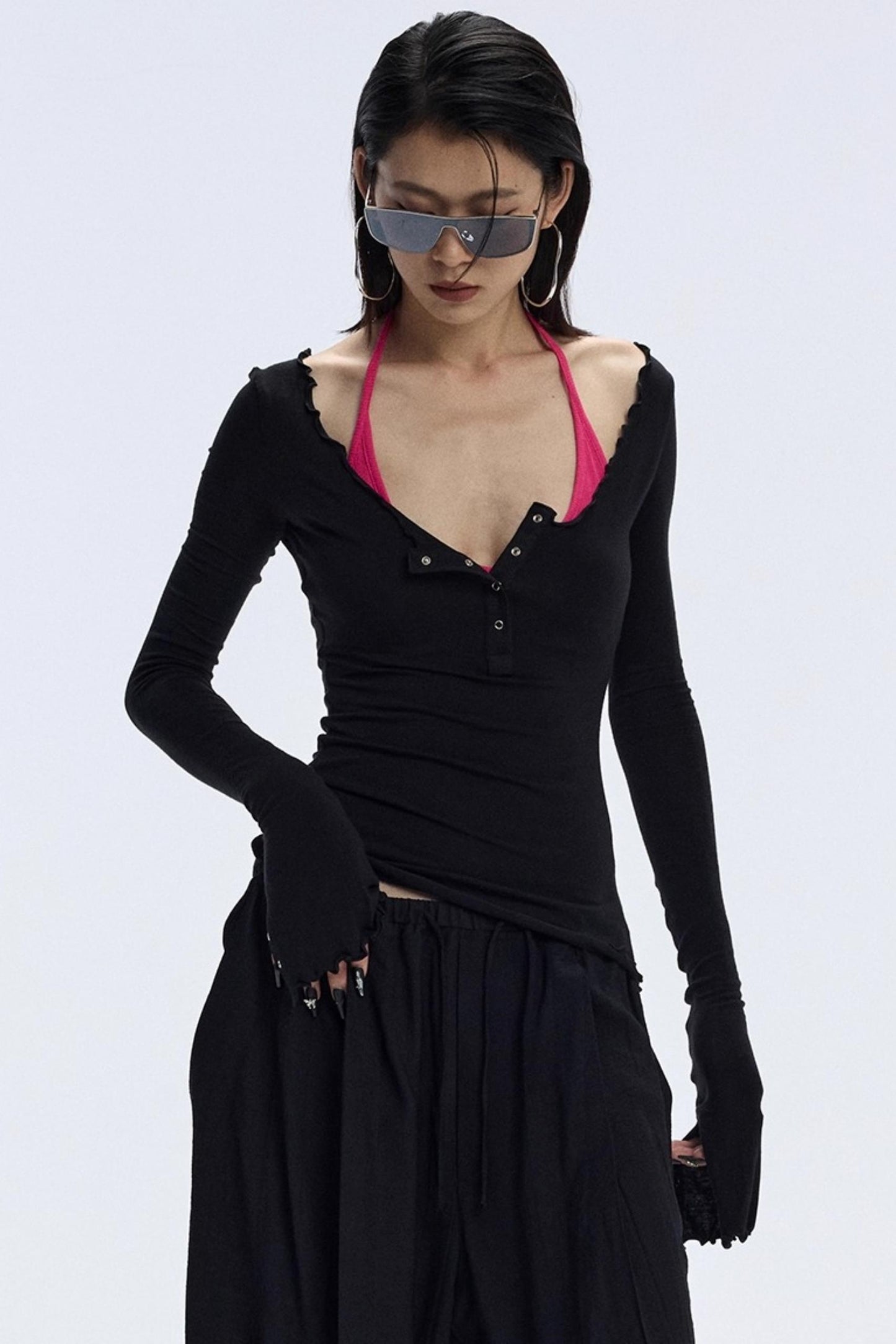 Fungus Edge Long-Sleeved Top