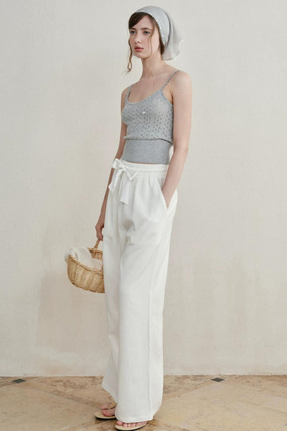 Retro Lace Knitted Vest
