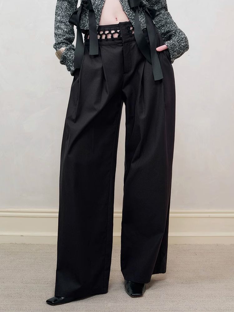 Wide Leg Western Pants