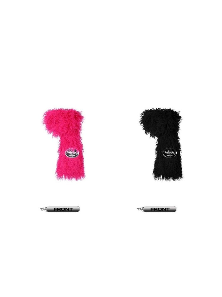 Barbie Y2K Curly Fur Scarf