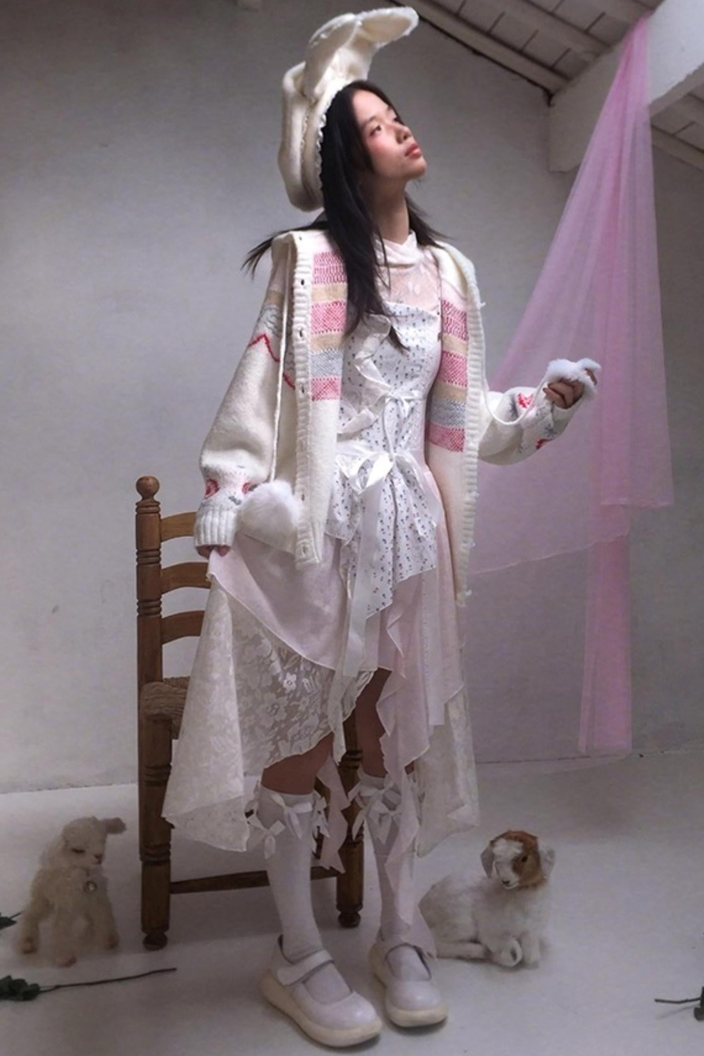 Institute Happy Birthday Lace Beret