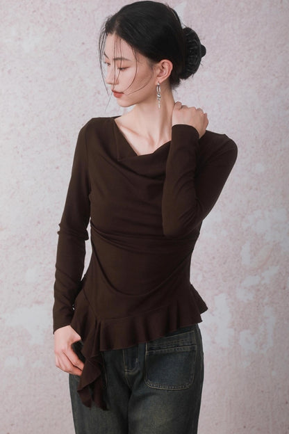 Autumn Cocoa Brown T-shirt