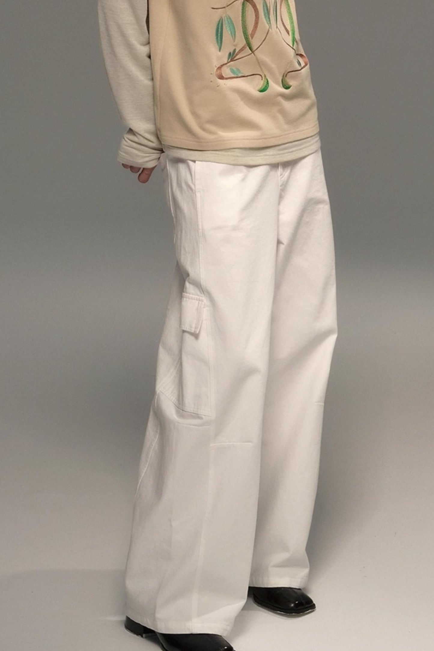 Plain Billets Cargo Pants