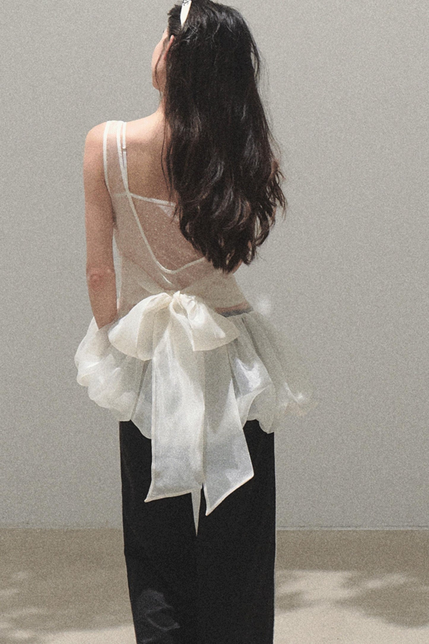 Butterfly Beaded Wrap Top