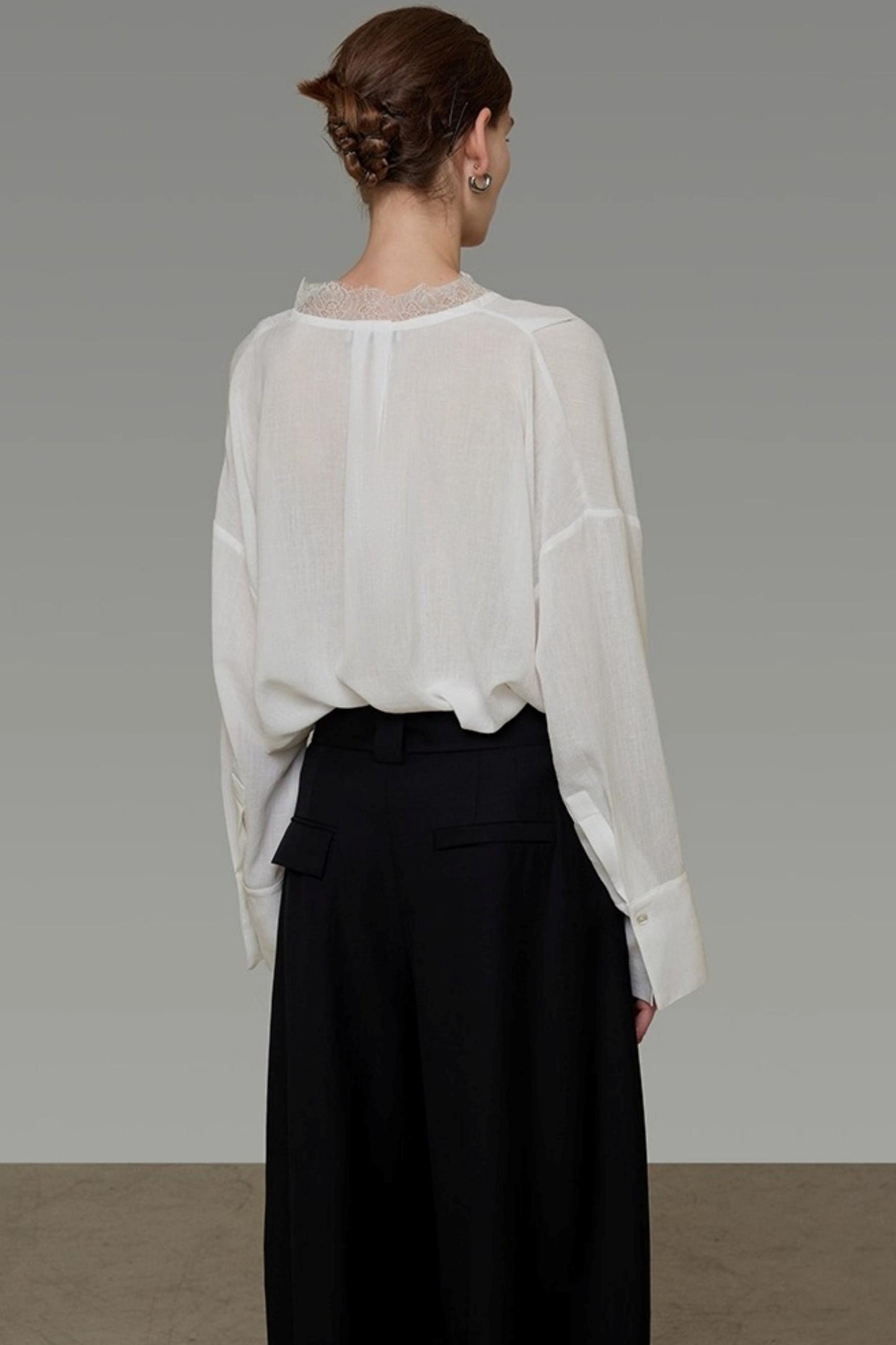 Autumn Lace V-Neck Top