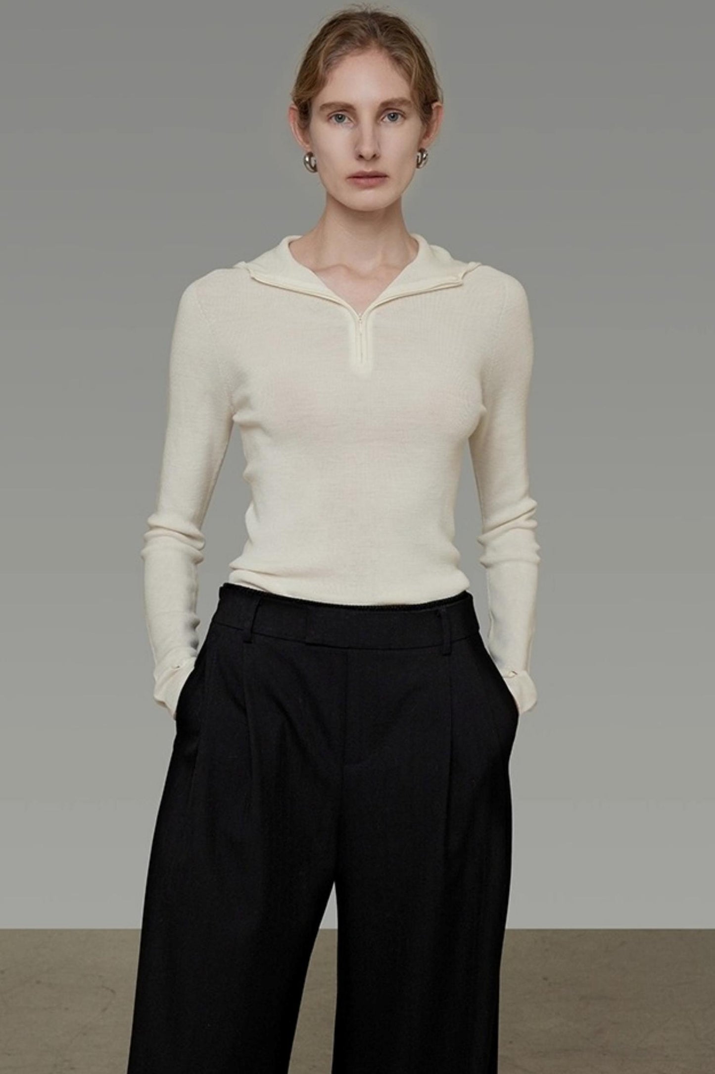 Slim Knitted Base Sweater