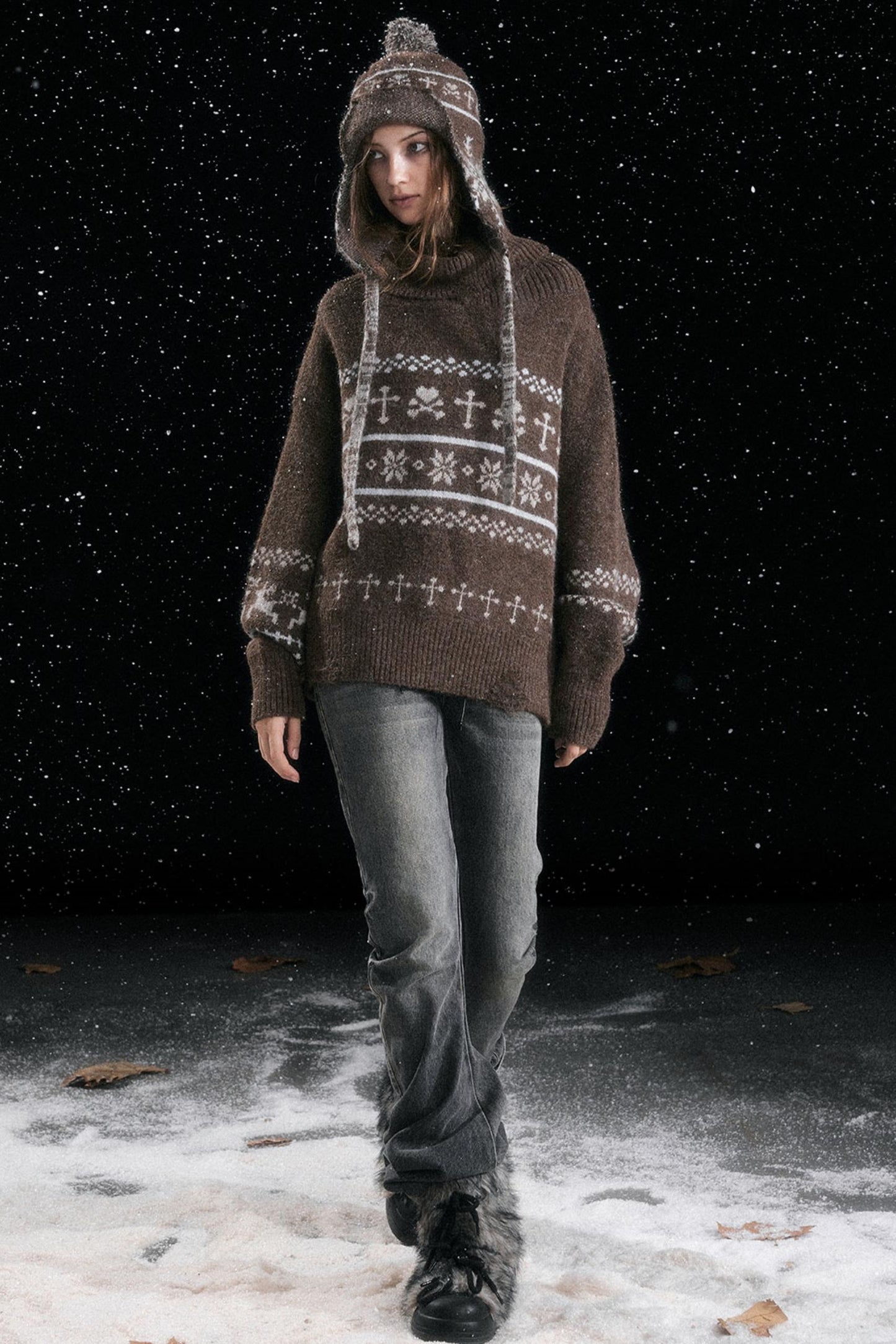 Fair Isle Vintage Sweater Top