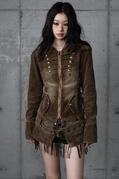 Detachable Slim Hooded Jacket