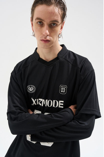 Striped Jersey Long Sleeve T-Shirt