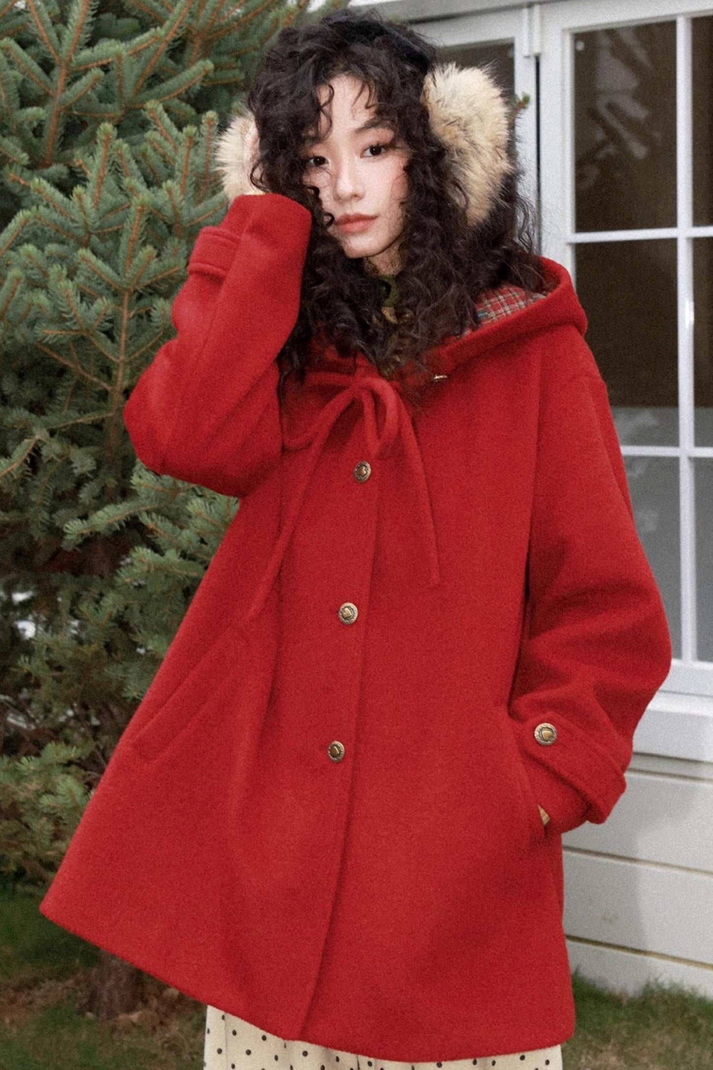 Falling Star Wool Coat Set-Up